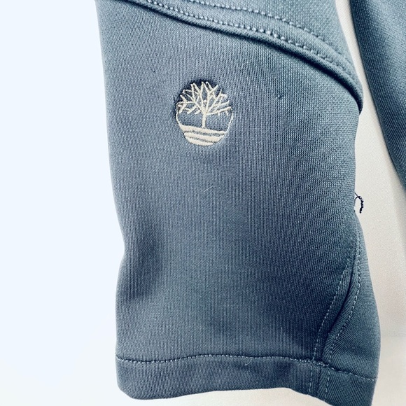 TIMBERLAND MENS SZ XL NAVY QUARTER ZIP PULLOVER SWEATSHIRT - Picture 10 of 11